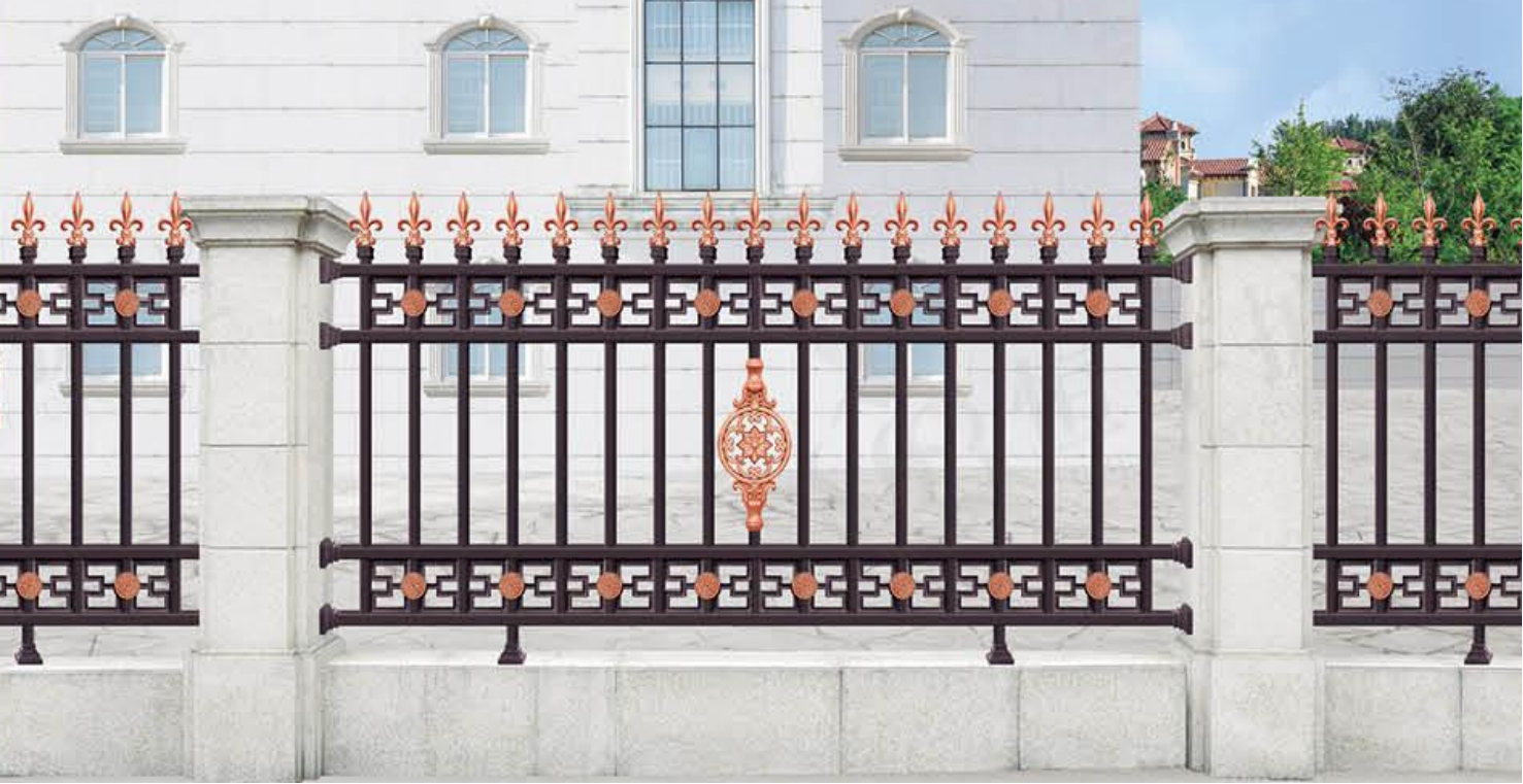 Ekskluzywne osiedle prywatności zaszyfrowane aluminiowe ogrodzenie