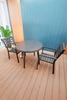 Nordic Minimalistyczny styl aluminiowy stół i krzesło