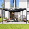Contemporary Aluminum Pergola Customizable Minimalist Designs-Lightweight & Low-Maintenance