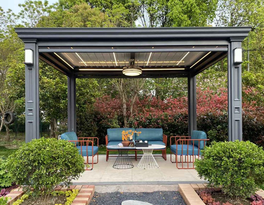 Aluminiowa pergola na najwyższym poziomie
