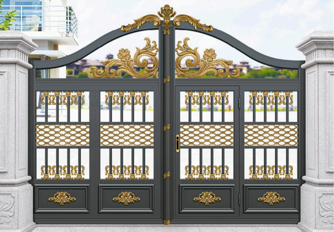 Royal Garden Intelligent Courtyard Gate