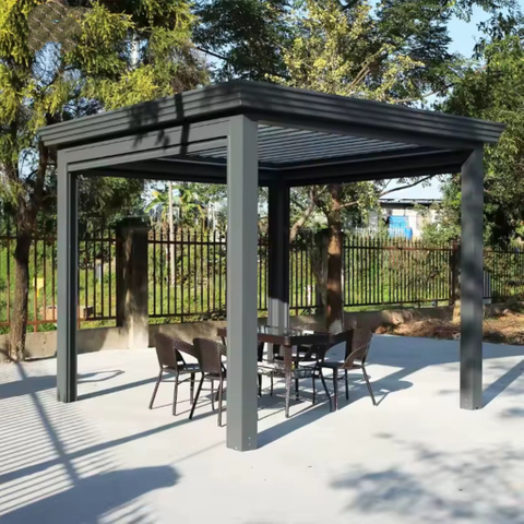 Klasyczna elegancja nowoczesna trwałość europejska luksusowa aluminiowa pergola