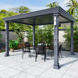 Luxury Powder-Coated Aluminum Pergola - Durable & Stylish Backyard Centerpiece