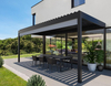 Pergola in alluminio in stile europeo