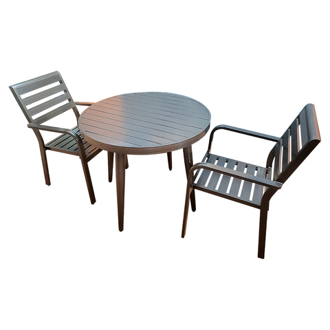 Nordic Minimalistyczny styl aluminiowy stół i krzesło