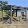 Pergola di alluminio di lusso resistente e resistente alle intemperie su misura per il tuo spazio all'aperto