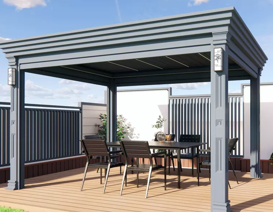 Pergola typu luksusowego