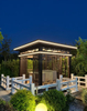 Moonglow Pergola - luci del pannello aereo dimmerabili