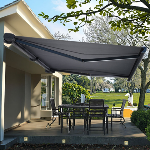 Factory Wholesale Price Retractable Outdoor Sun Canopy Awning