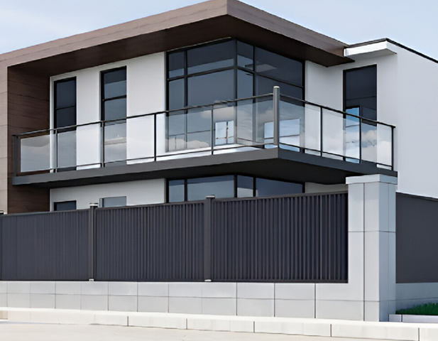 Modern Minimalist Aluminum Alloy Fence