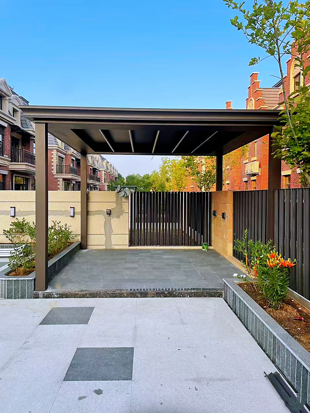 European-Style Aluminum Pergola | Classic Elegance, Modern Durability