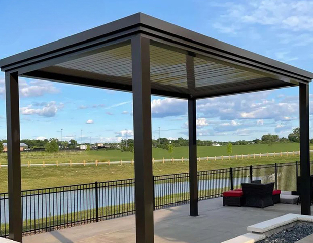 Aluminiowa pergola w stylu europejskim